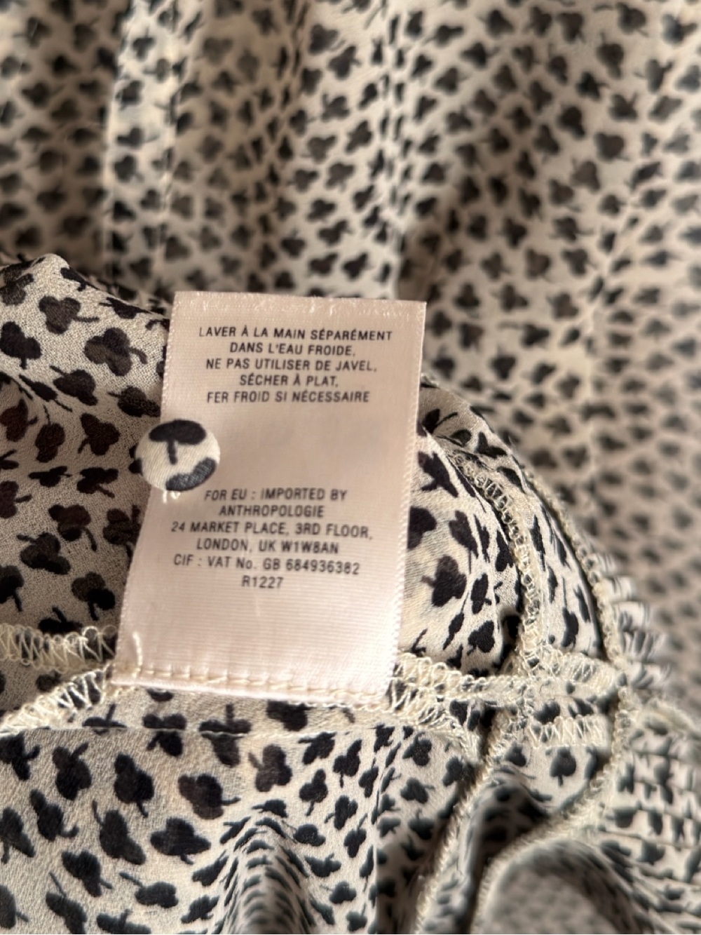 Anthropologie Portrait of a Girl Clover Valley Blouse Size 6 - Picture 6 of 7